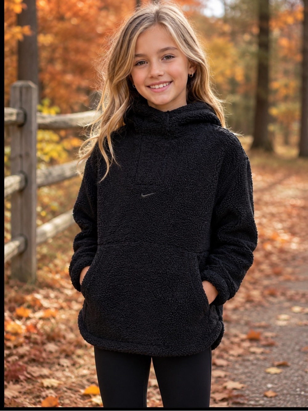 NWT Nike Girls High-Pile‎ Fleece Therma Fit Training Jacket Warm Cozy Thick